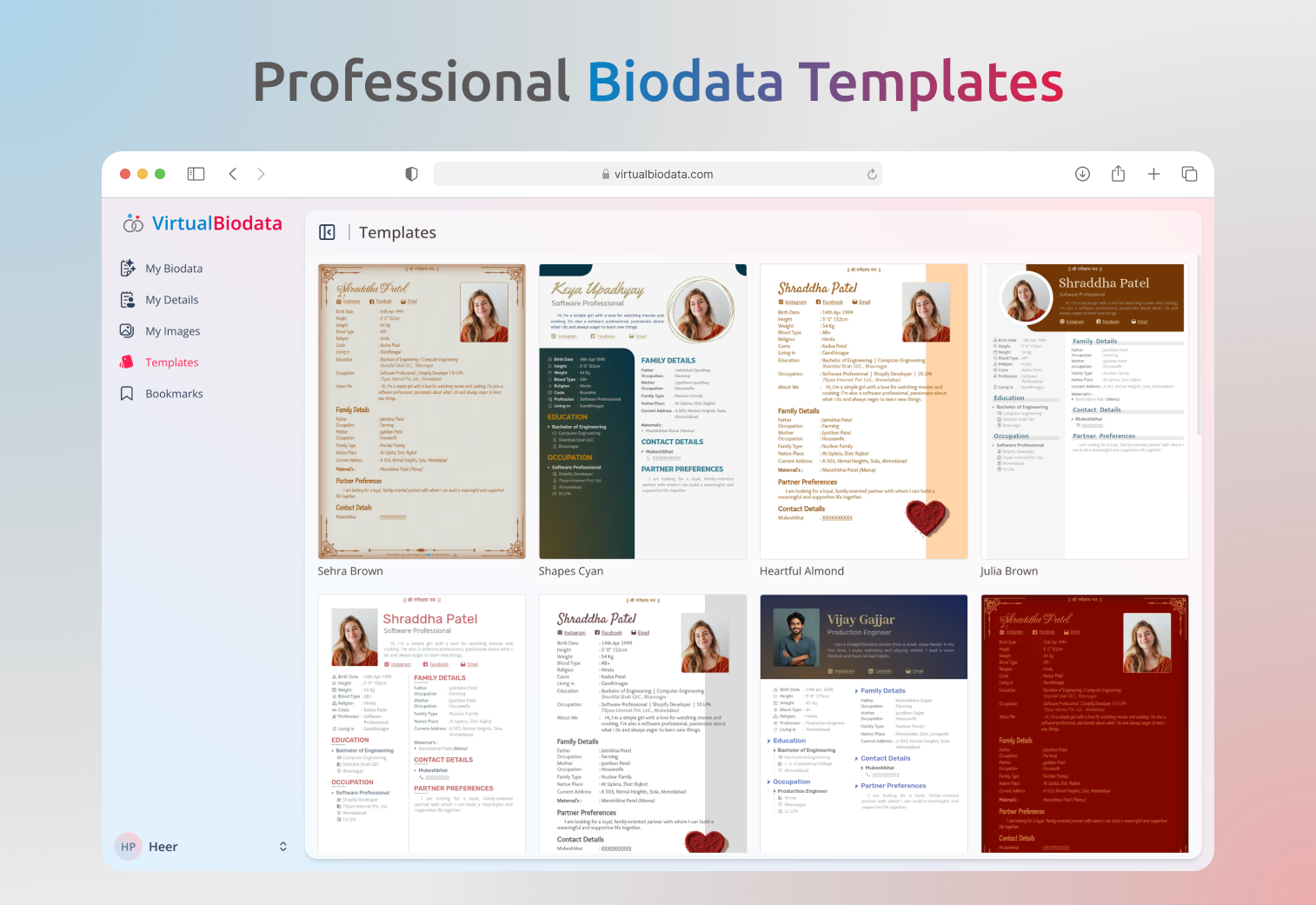 VirtualBiodata gallery image