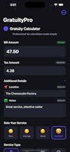 GratuityPro - Smart Tip Calculator gallery image