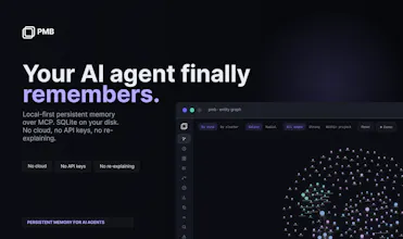 PMB | Local-first memory for AI gallery image