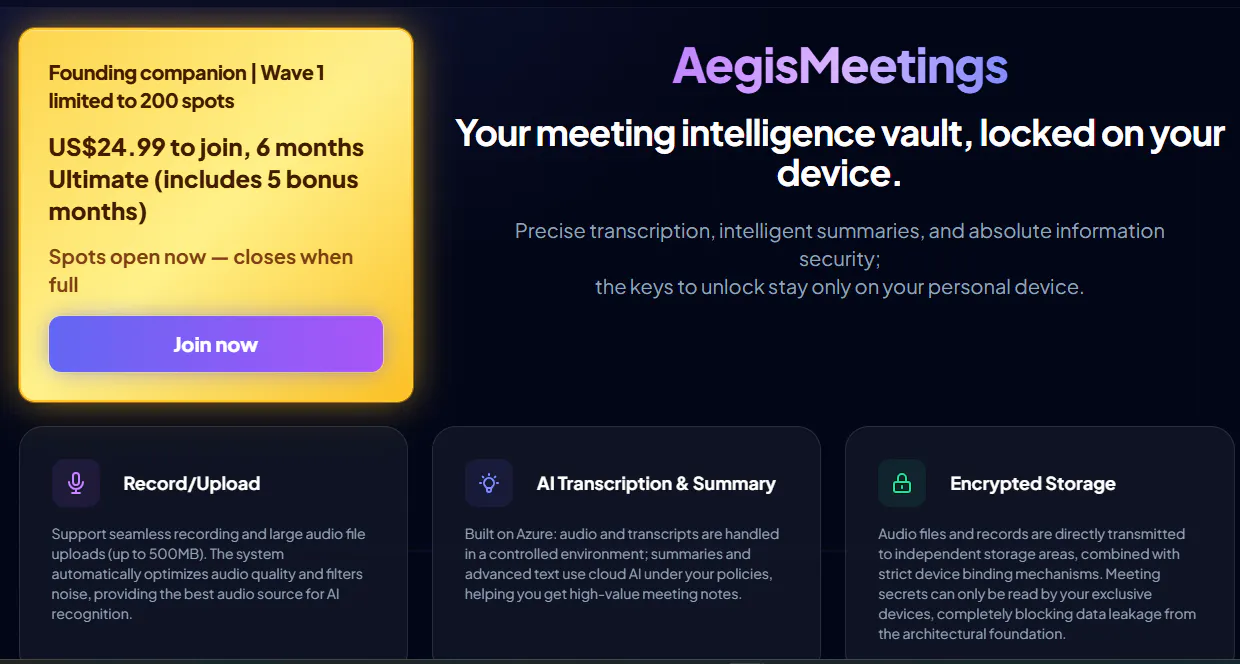 AegisMeetings gallery image