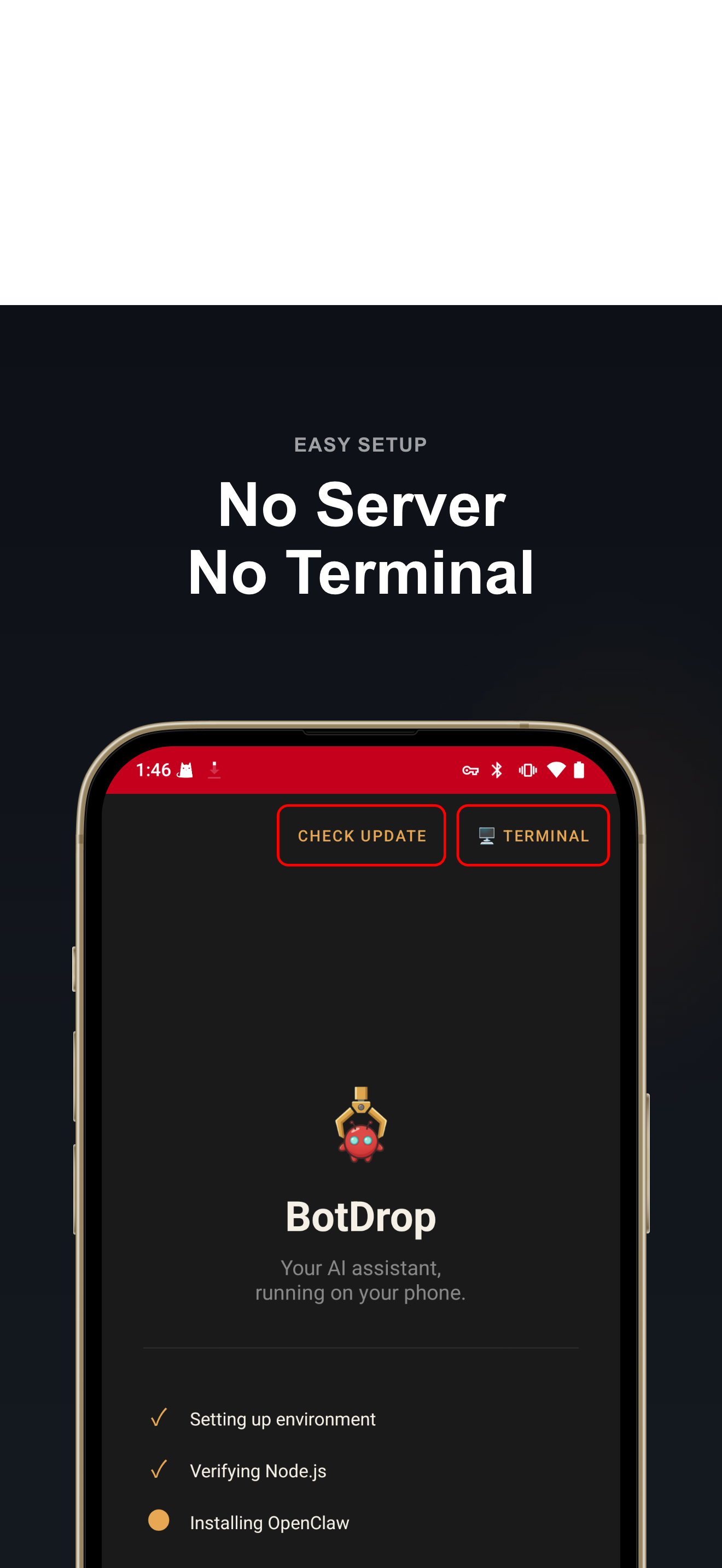 BotDrop - Screenshot 2 showing product features and functionality