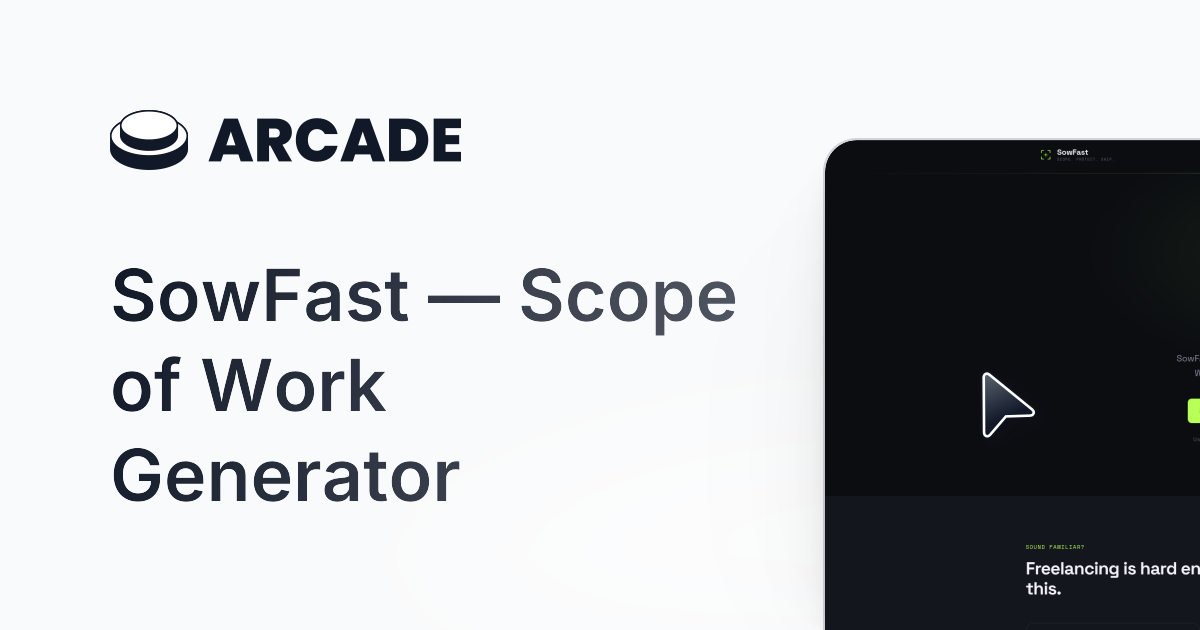 SowFast — Scope of Work Generator gallery image