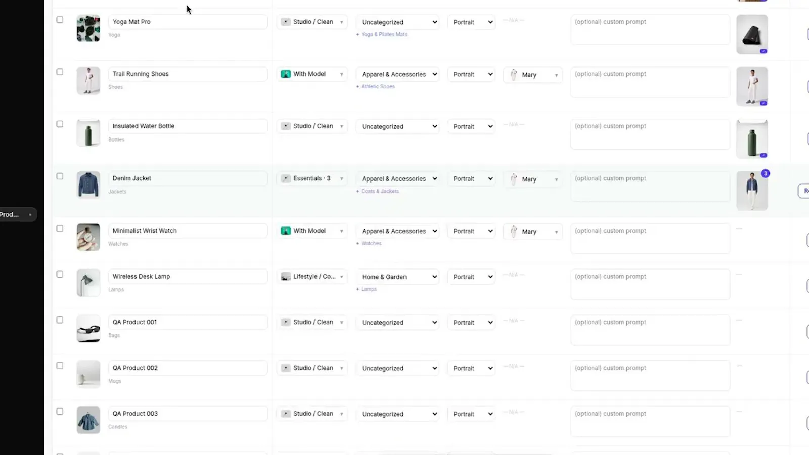 Bulk Look AI: Product Images screenshot 1 (video preview)
