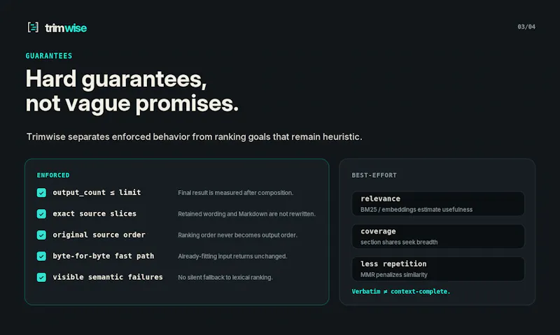 Trimwise screenshot 1