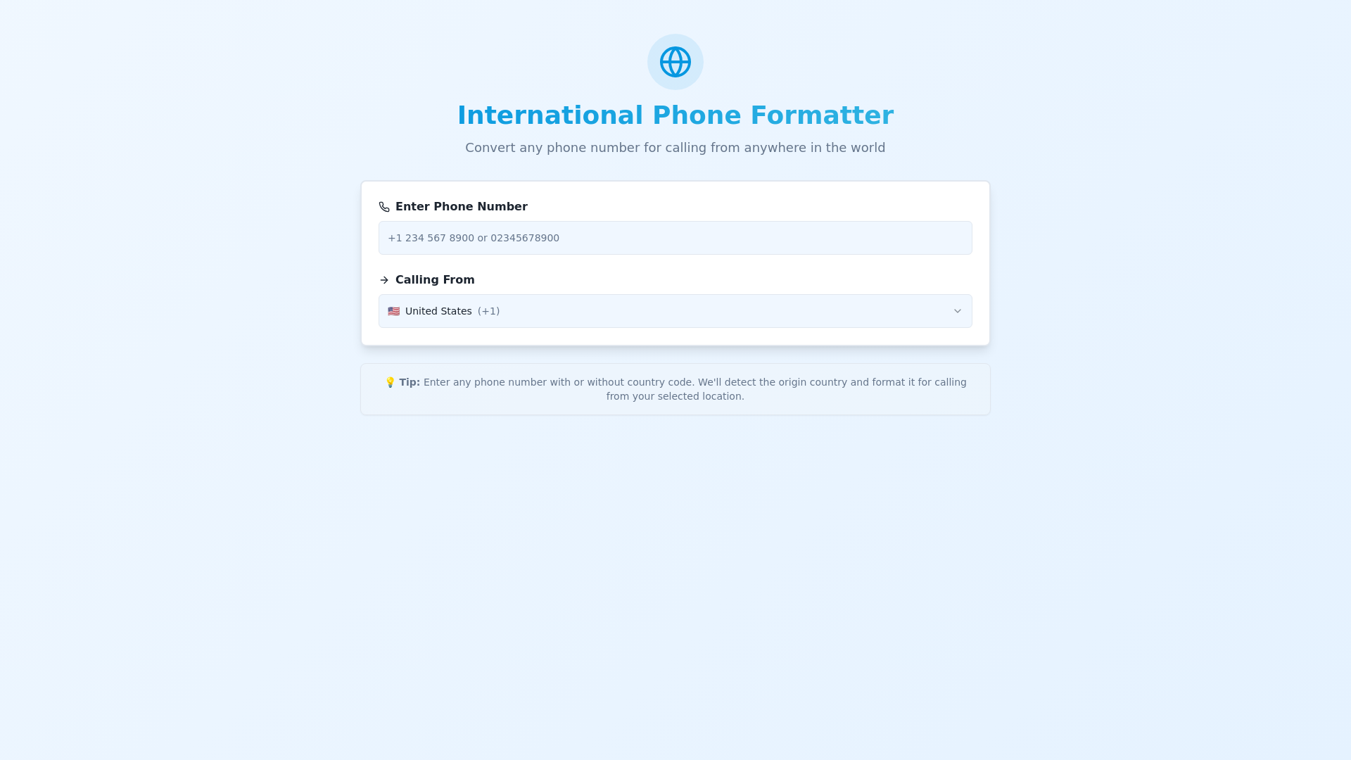 International Phone Formatter gallery image