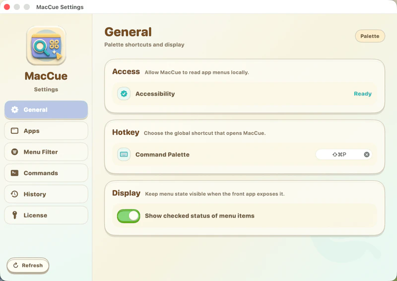 MacCue screenshot 2