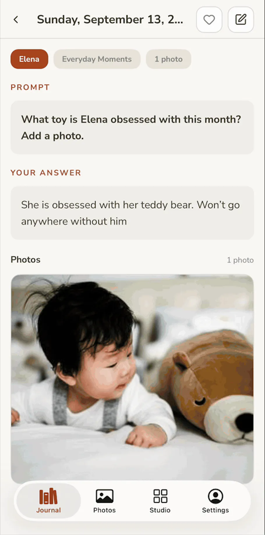 Kinlet: Baby book & family keepsakes gallery image