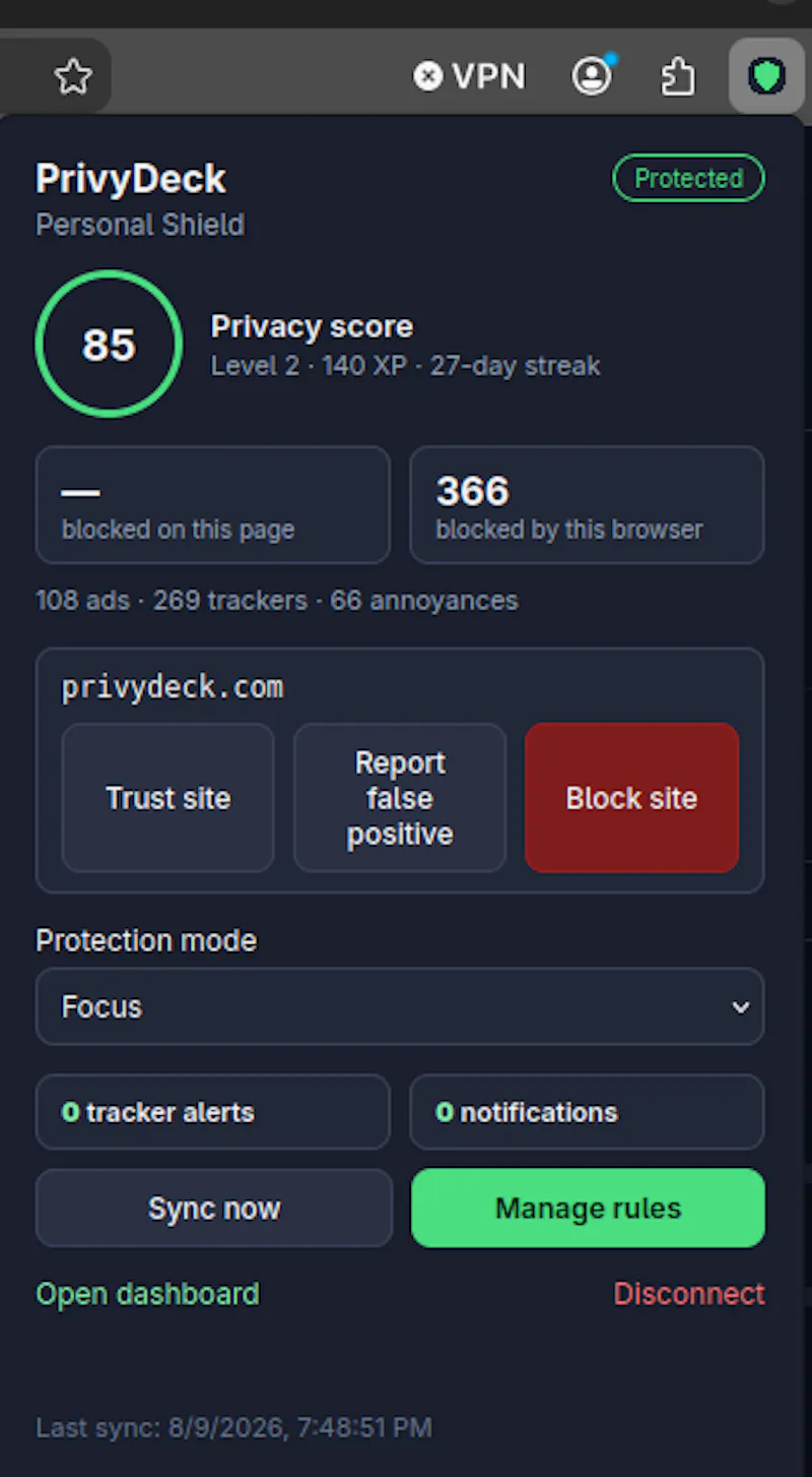 PrivyDeck screenshot 2