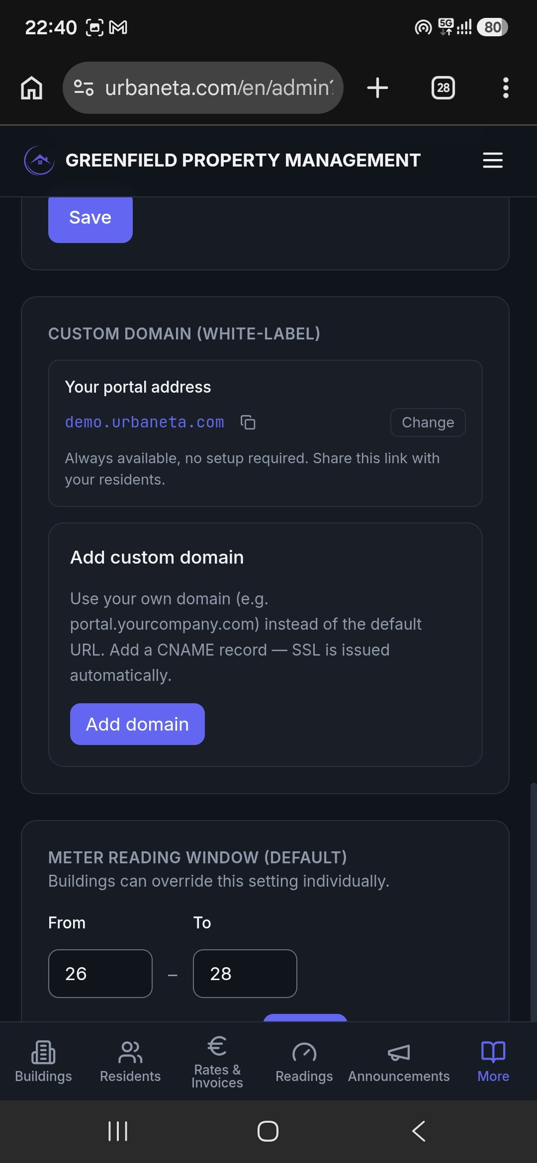 Urbaneta — Property Management Platform gallery image