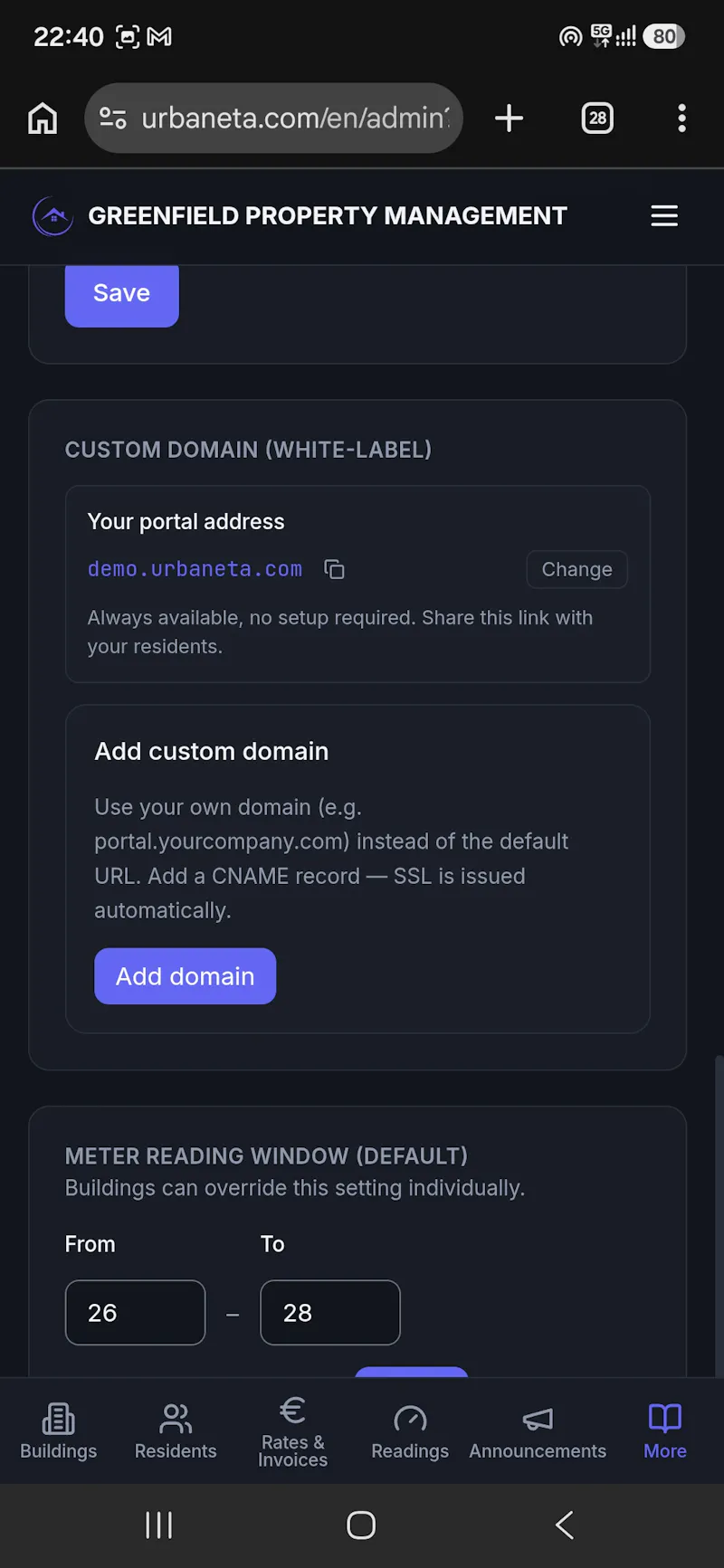 Urbaneta — Property Management Platform screenshot 10