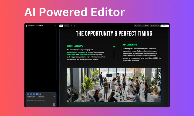 Microsite Builder by Scrollytelling screenshot 1