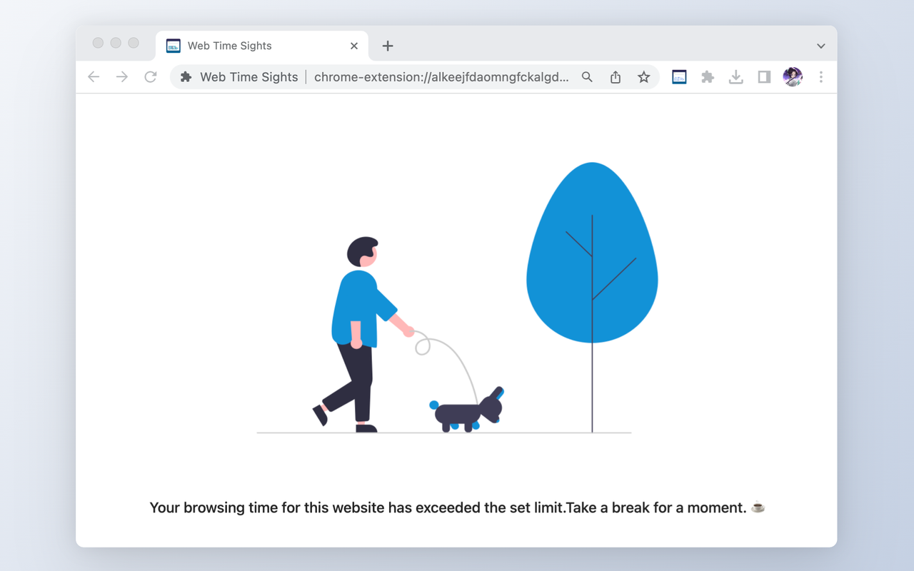 Pemandangan waktu web media 5