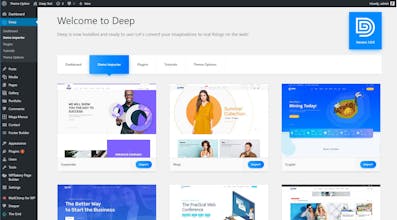 Deep WordPress Theme gallery image