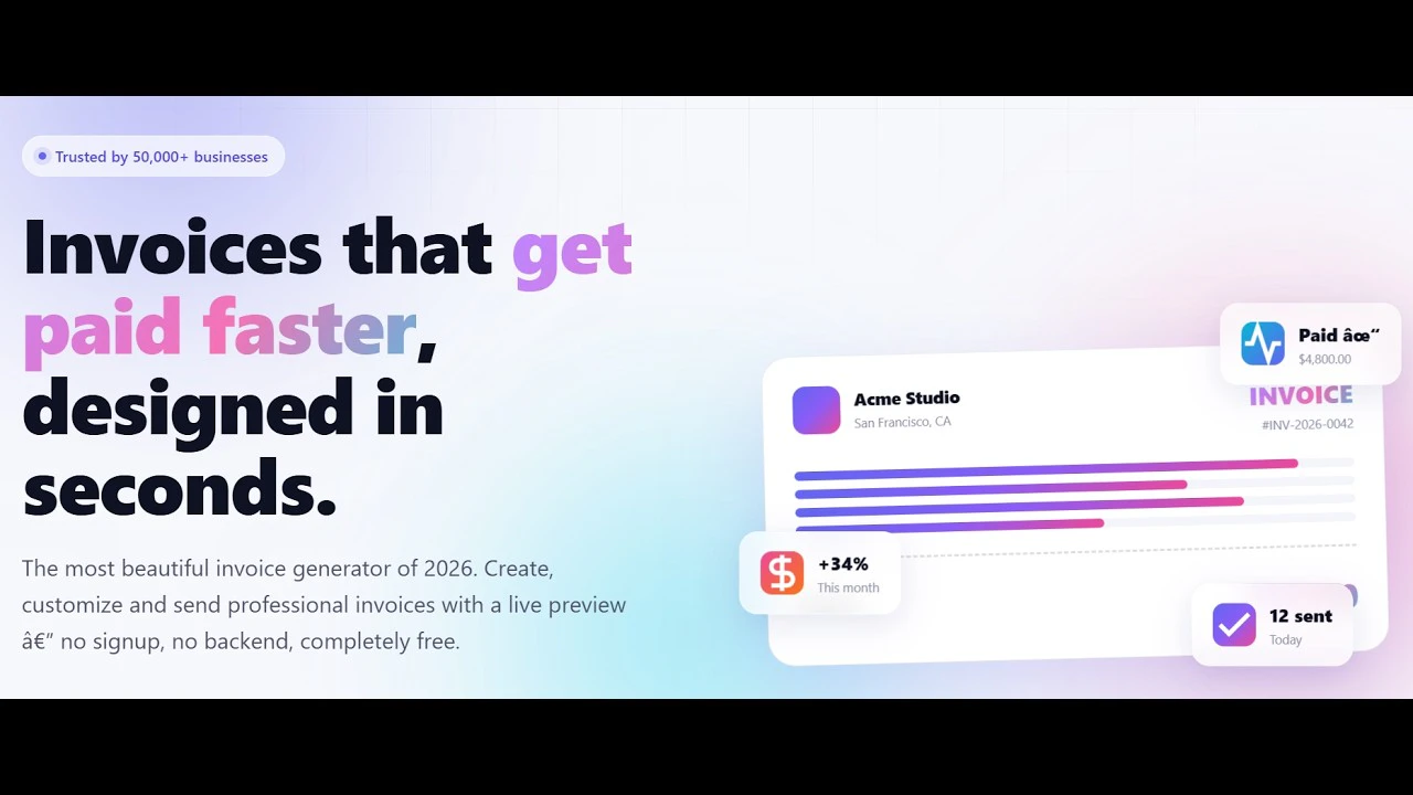 Invoico Best Invoice Builder gallery image