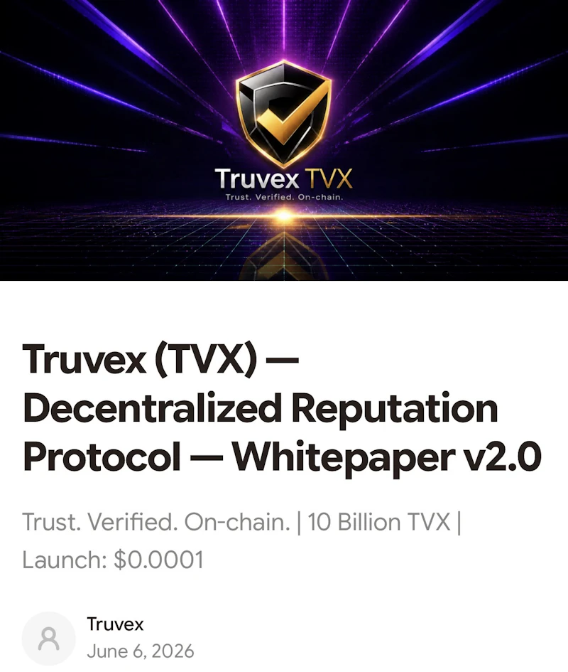 Truvex (TVX) screenshot 3