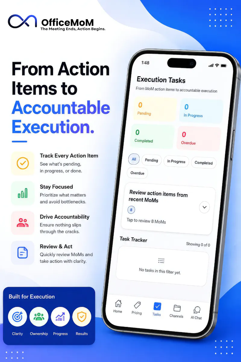 AI Meeting Note taker - OfficeMoM screenshot 5
