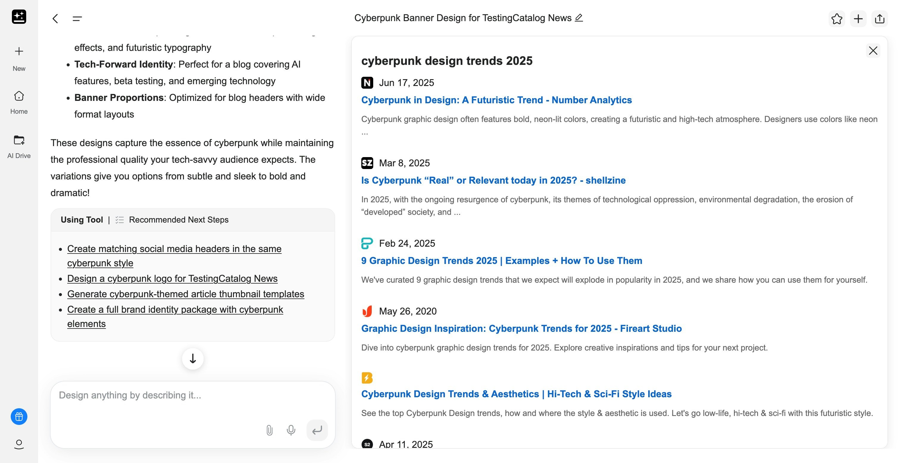 Genspark AI Designer - Your AI employee that designs anything with one prompt Medien 3