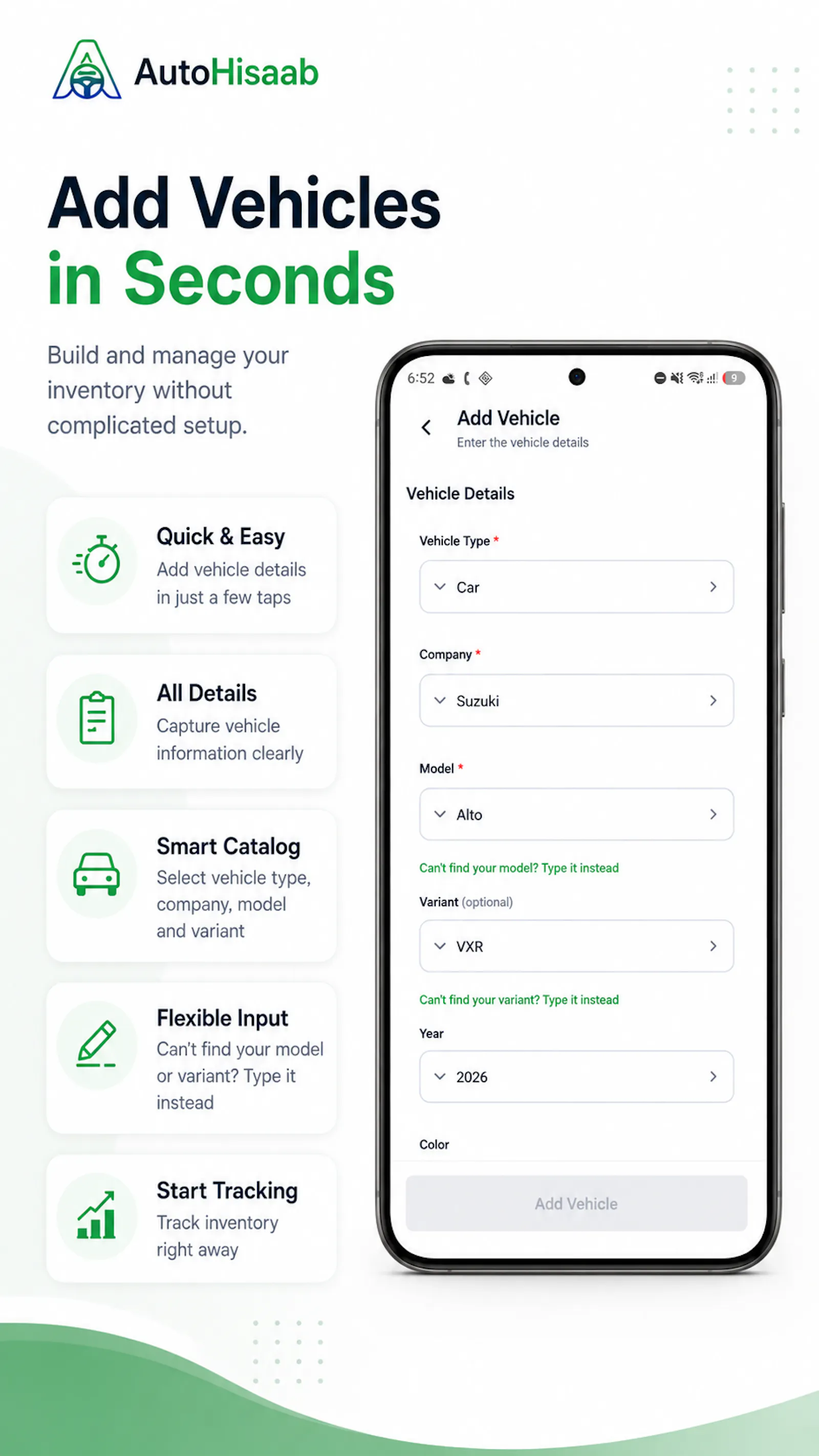 AutoHisaab: Showroom Manager screenshot 8