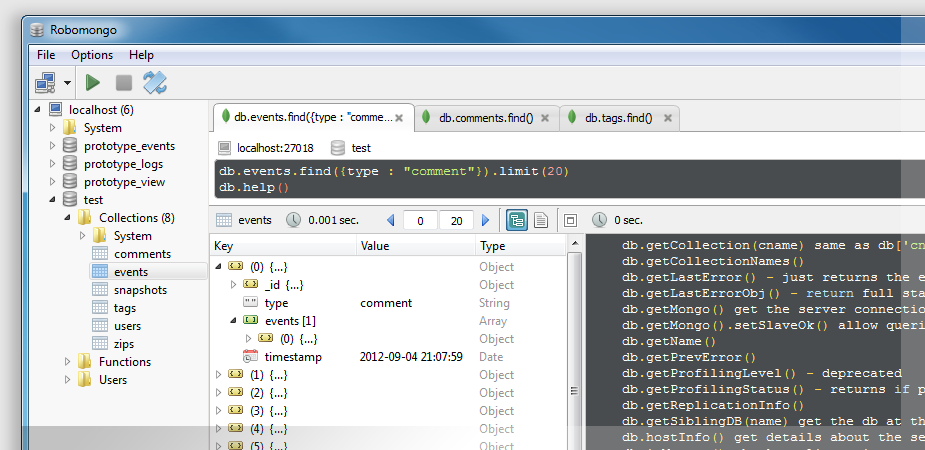 RoboMongo gallery image