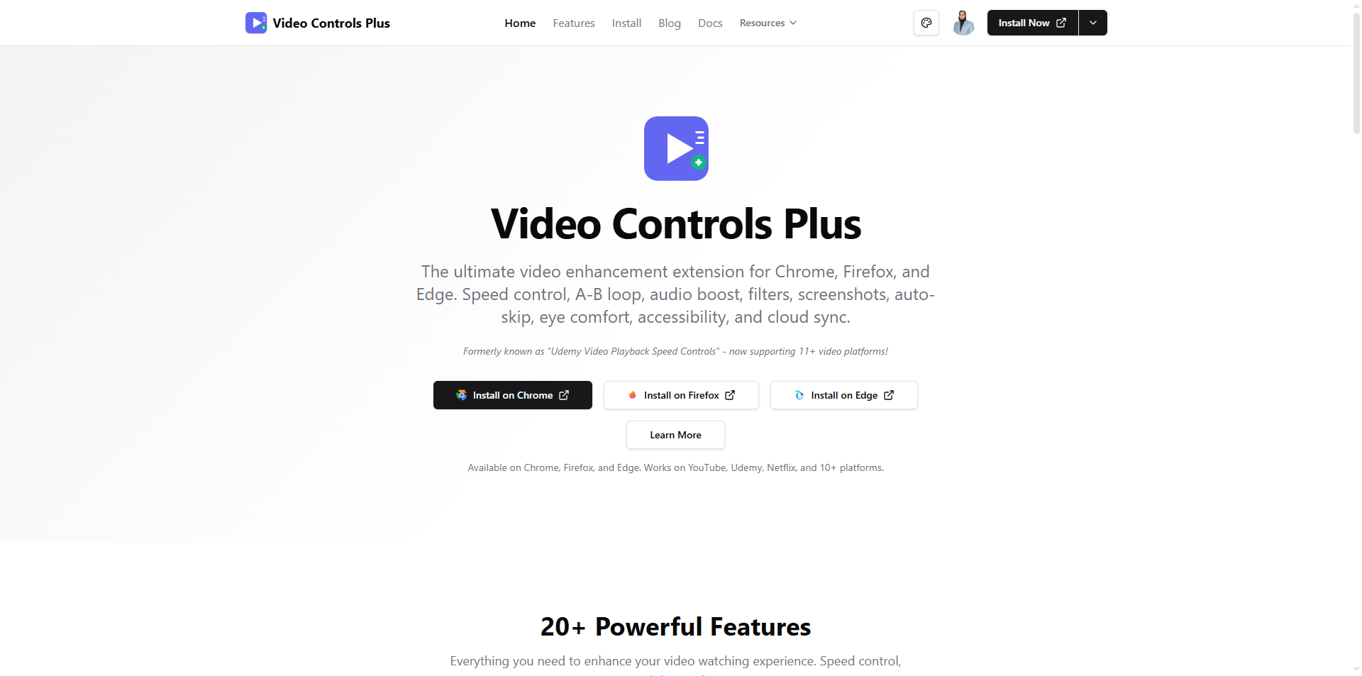 Video Controls Plus gallery image