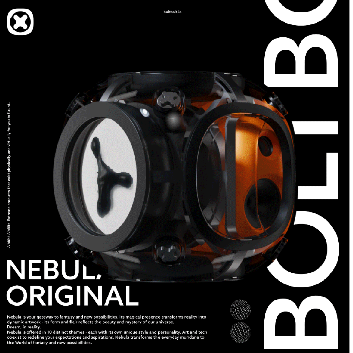 Nebula ferrofluid altavoz