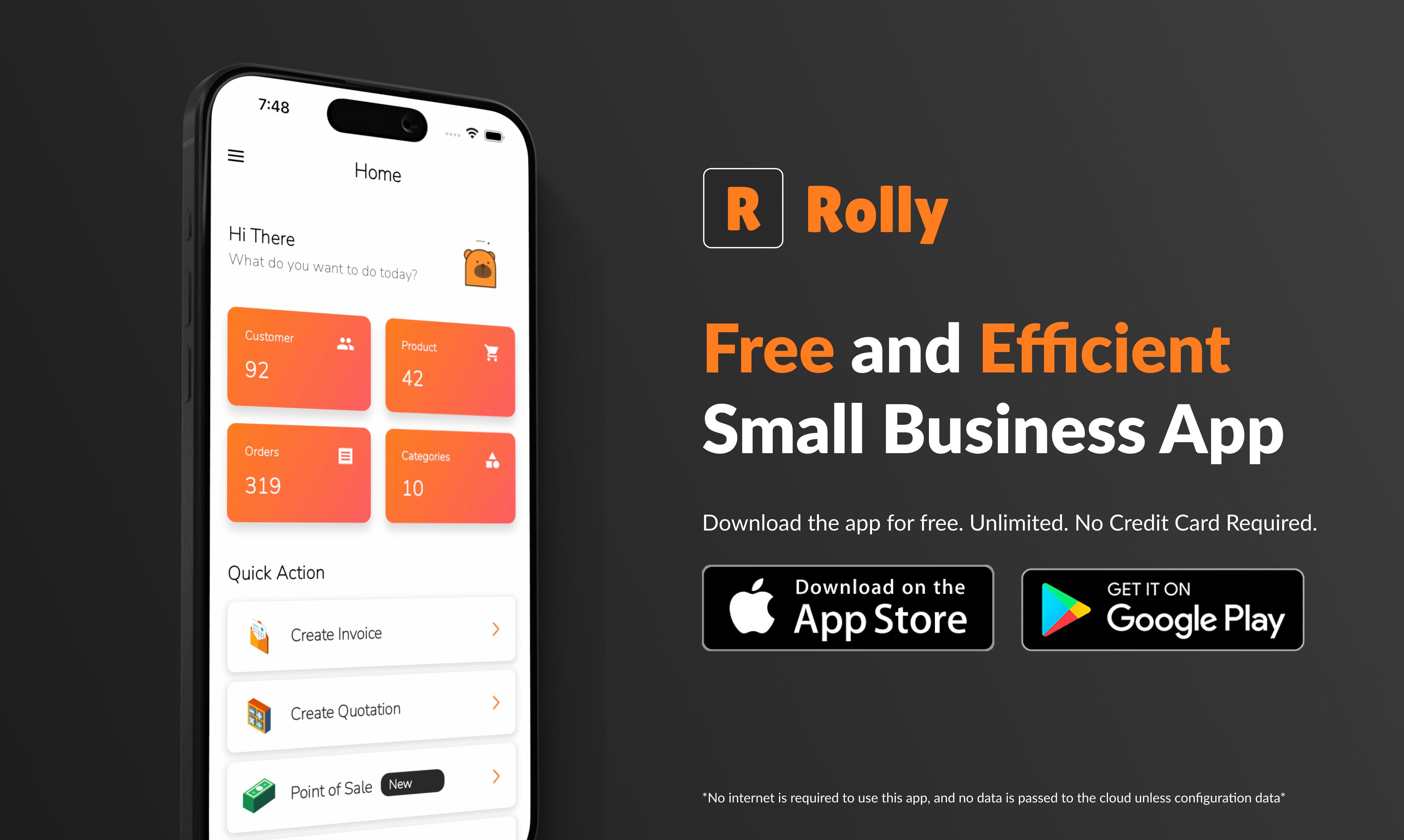 startuptile Rolly-Free small business app for generating beautiful invoices