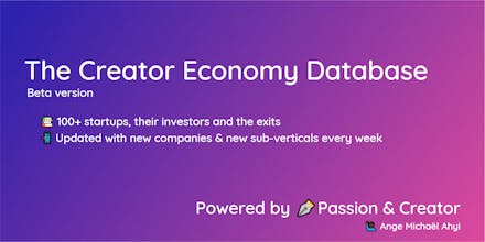 āļø The Ultimate Creator Economy Database gallery image