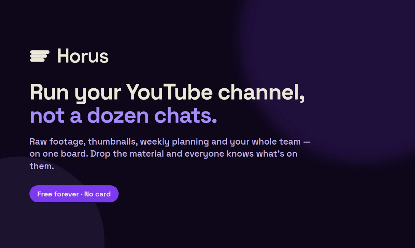 Horus screenshot 1