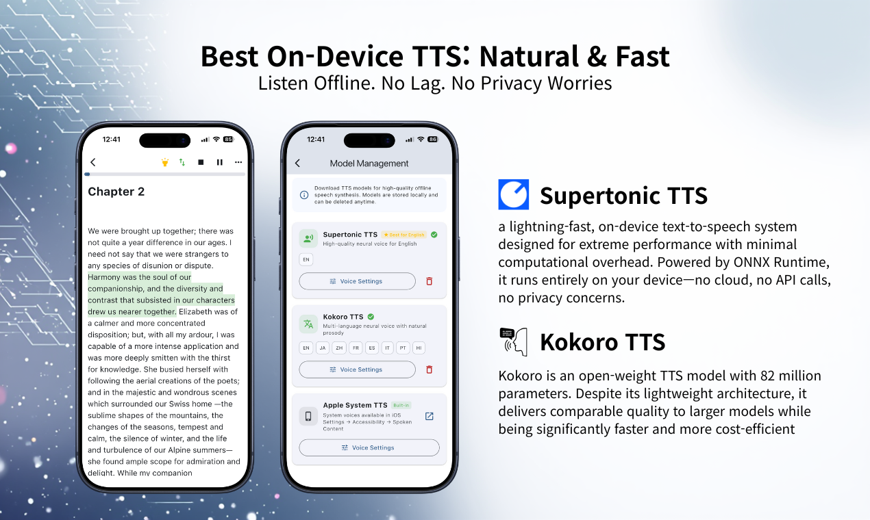 PageEcho – Read with On-Device AI - Screenshot 3 showing product features and functionality