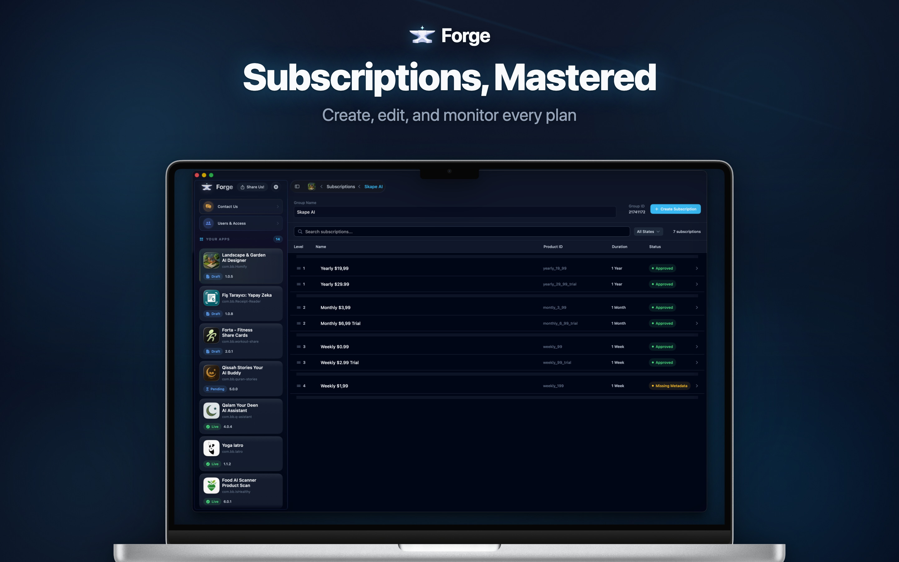 Forge - Screenshot 4 showing product features and functionality