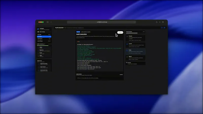Preflight screenshot 1 (video preview)