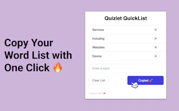 Quizlet QuickList gallery image