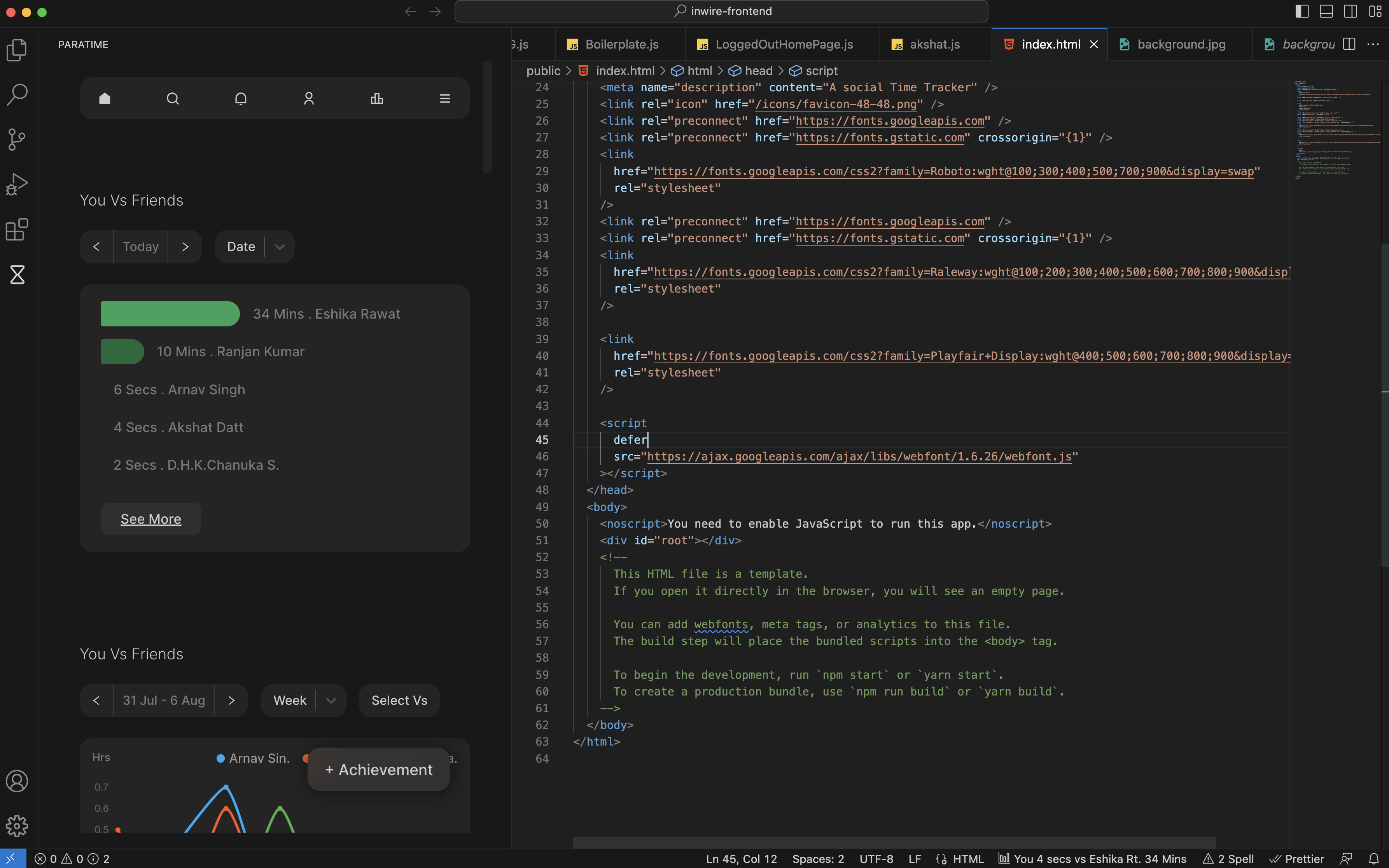 선호 - VSCODE의 소셜 시간 추적기 미디어 2