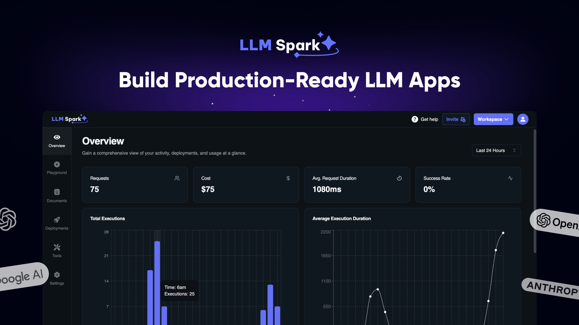 startuptile LLM Spark-Dev platform for building production ready LLM apps