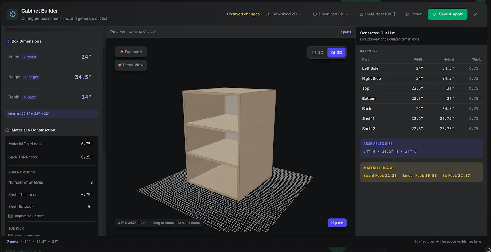TimberCloud screenshot 2