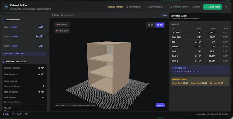 TimberCloud screenshot 2
