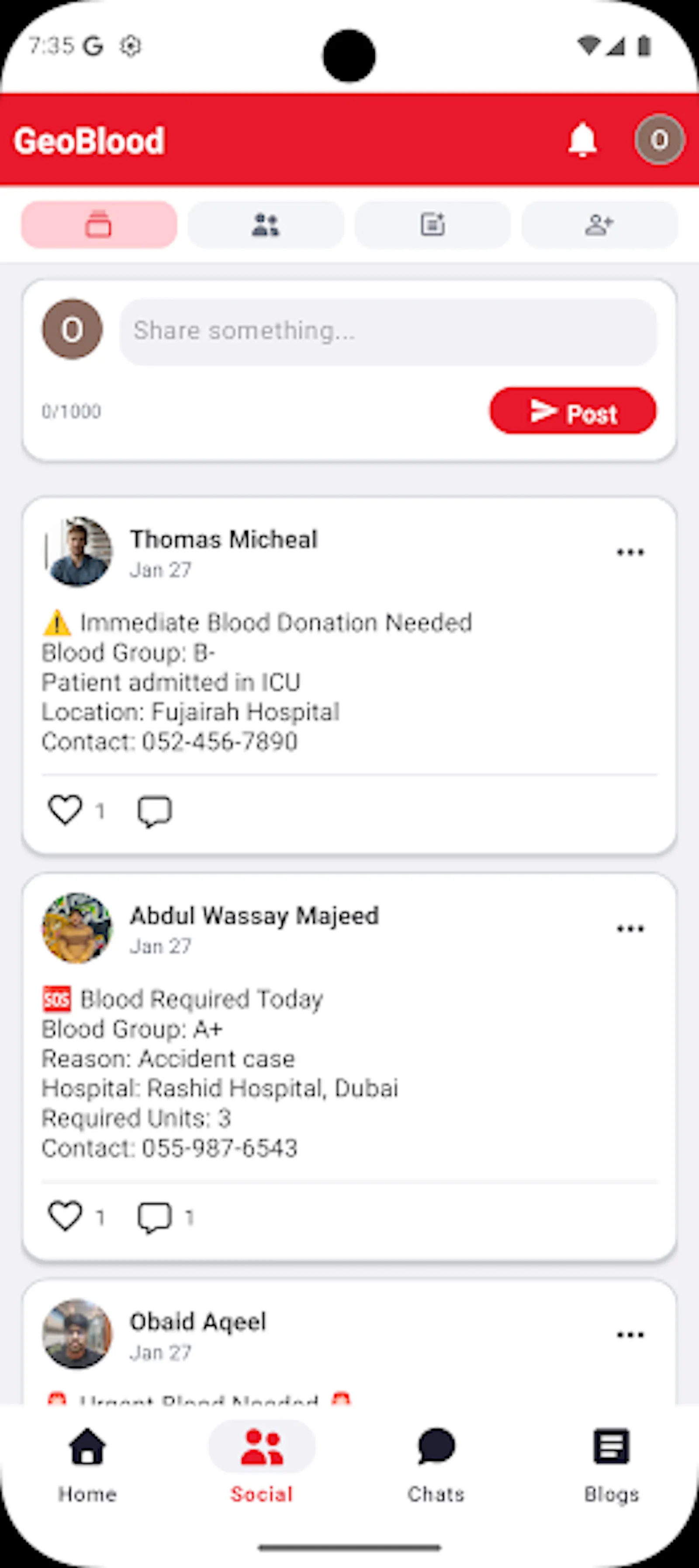 GeoBlood screenshot 5