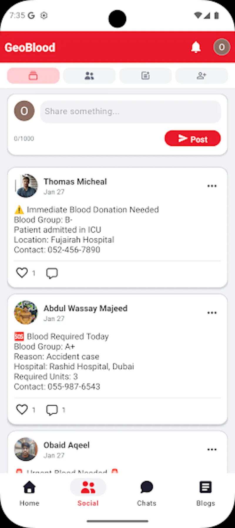 GeoBlood screenshot 5