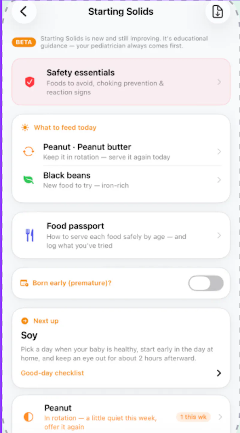 From first bites to big-kid plates screenshot 3
