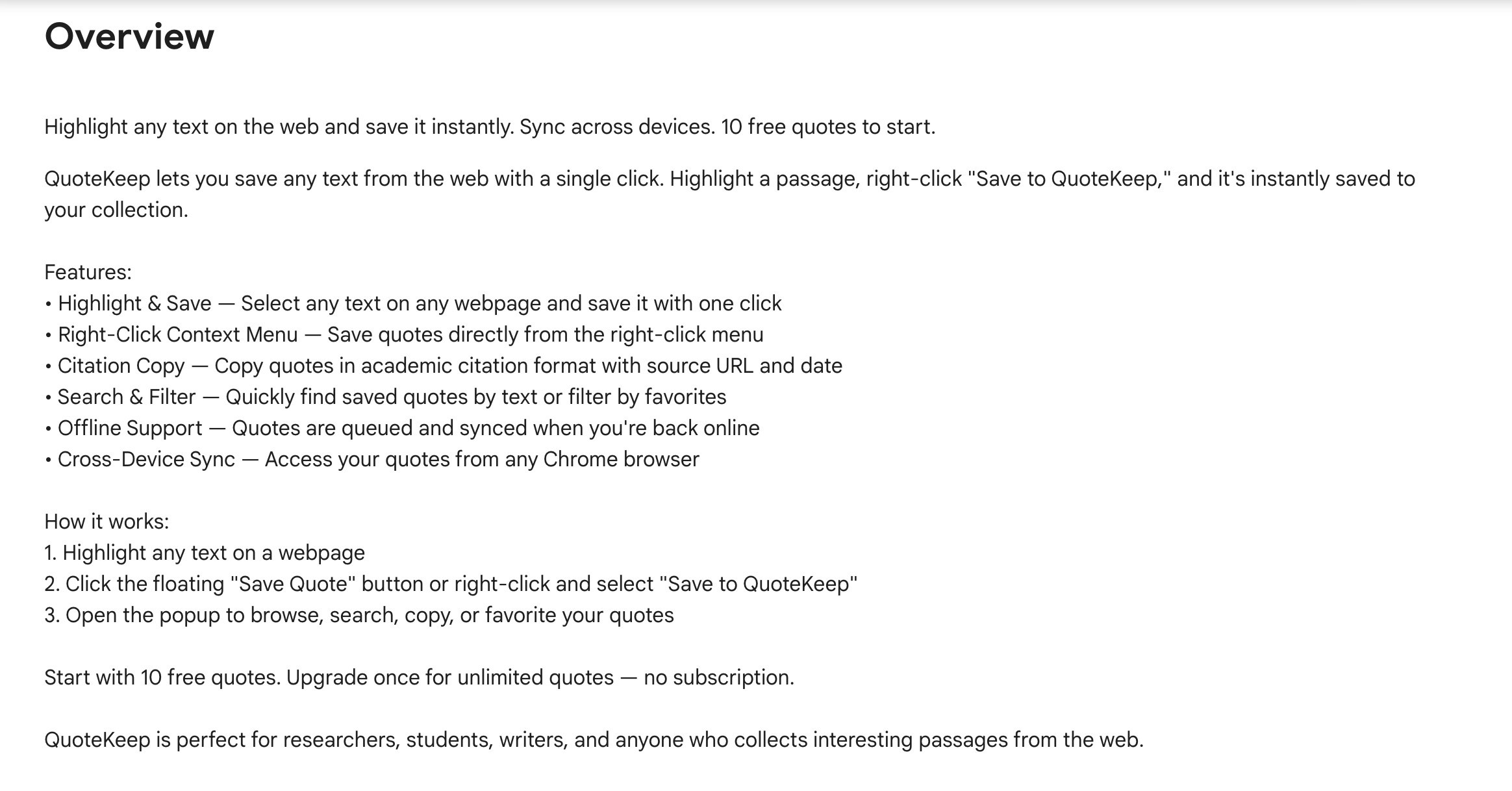 QuoteKeep — Save & Sync Quotes gallery image