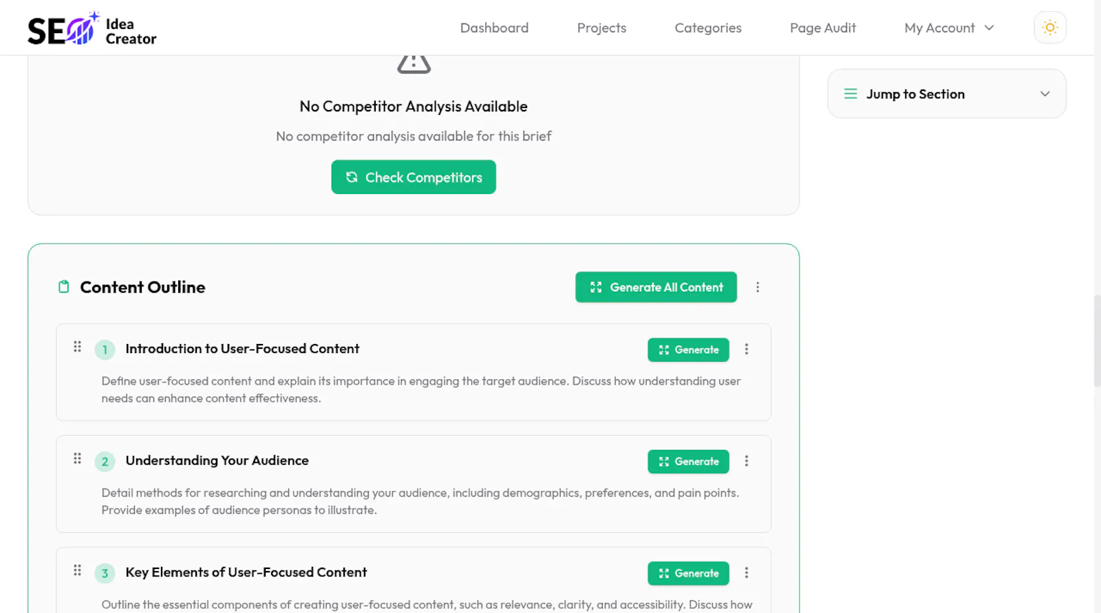 SEO Idea Creator screenshot 3