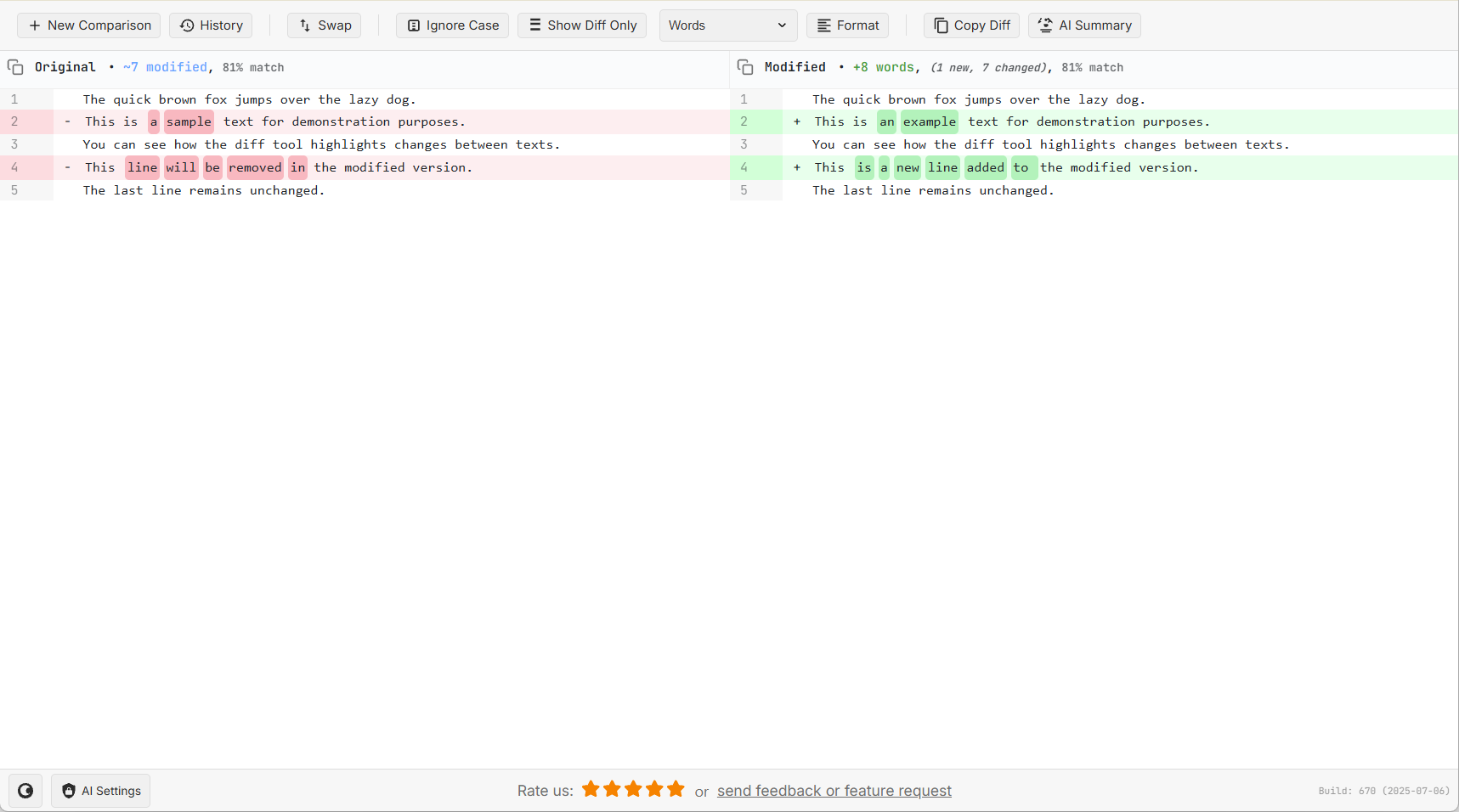 Diff Checker gallery image