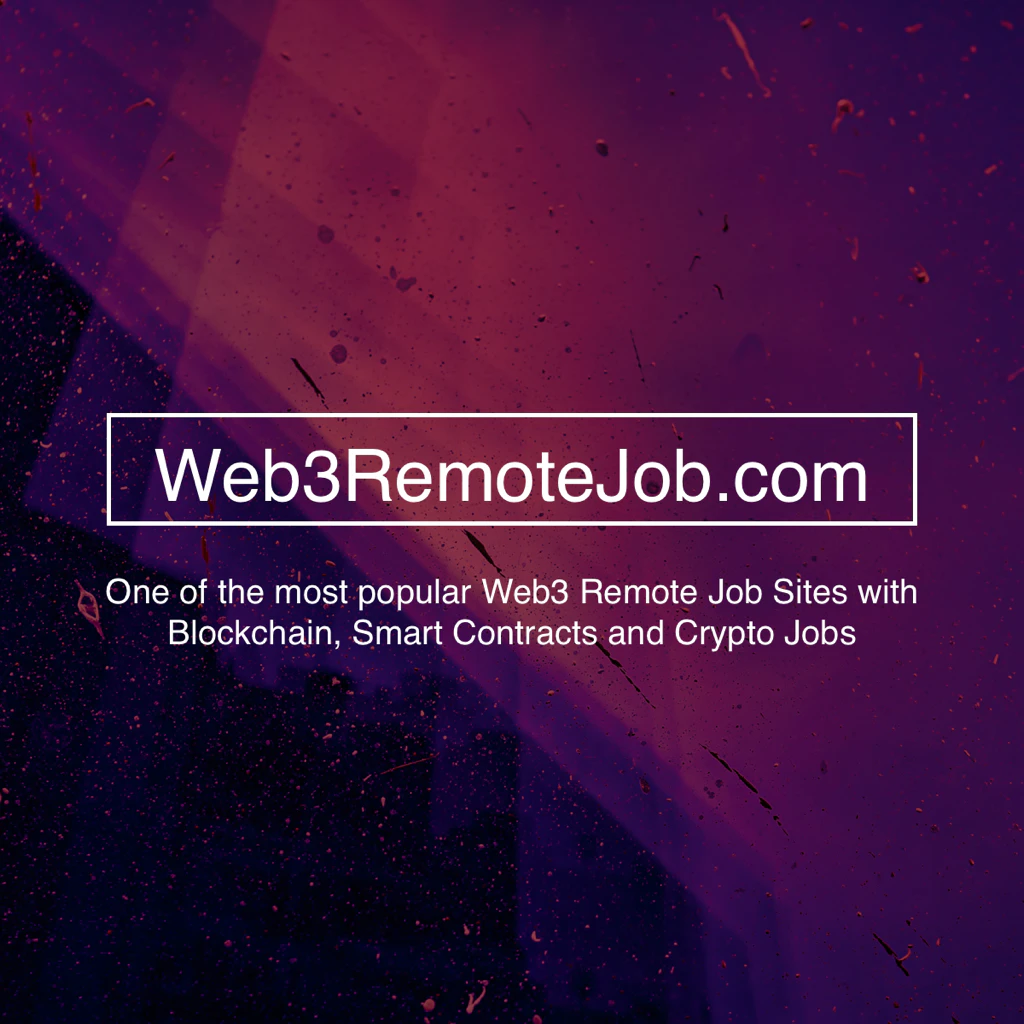 Web3RemoteJob