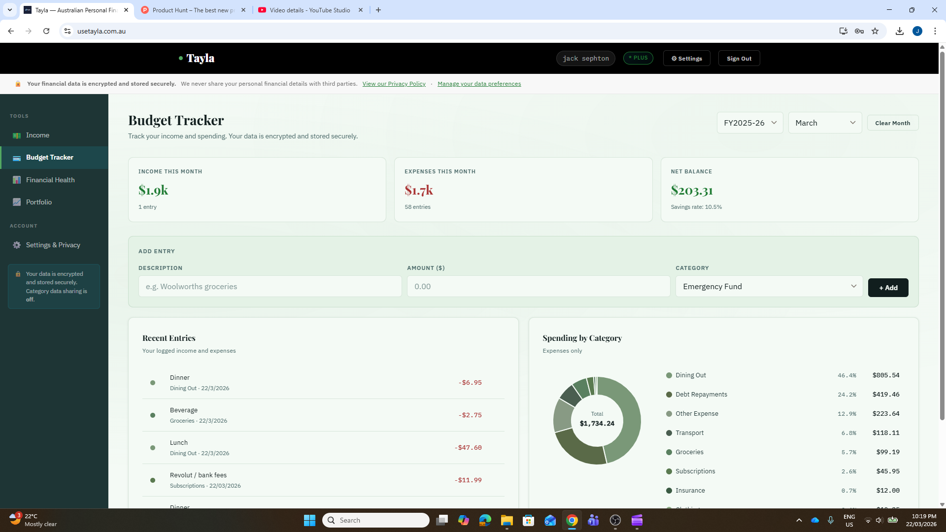 Tayla — Australian Personal Finance gallery image