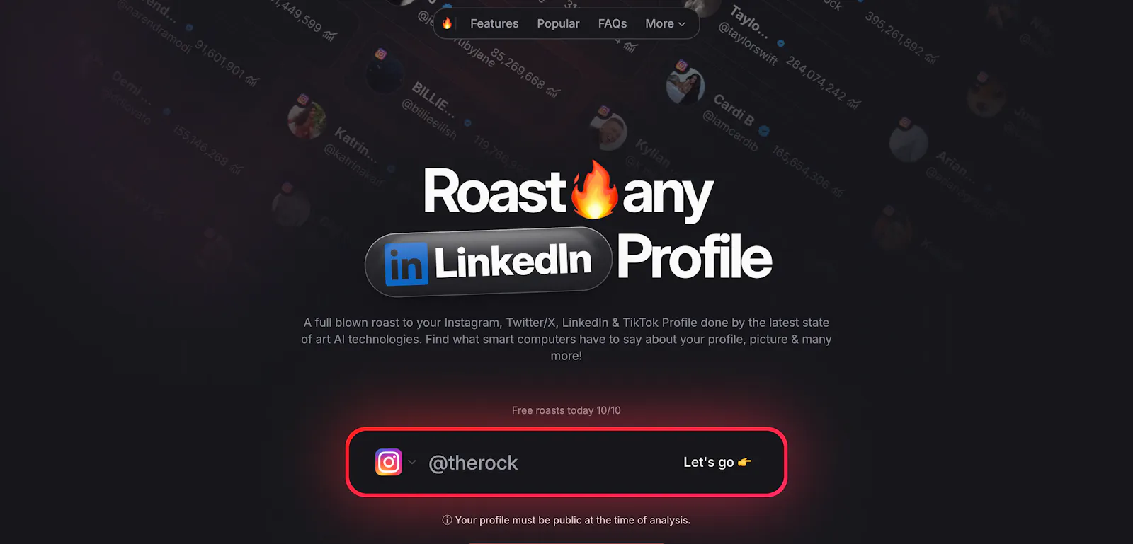 Roast screenshot 1