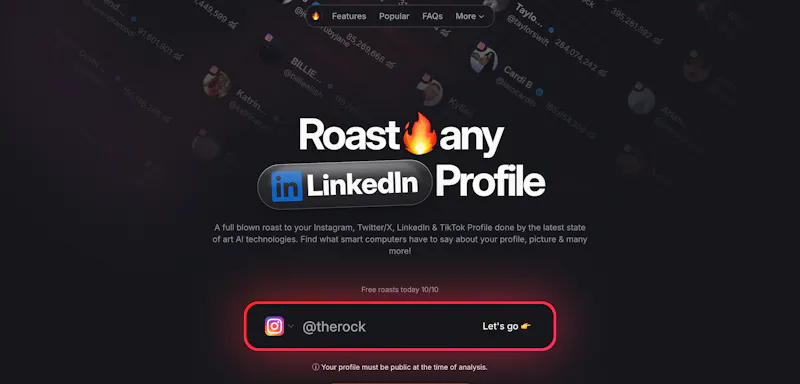 Roast screenshot 1
