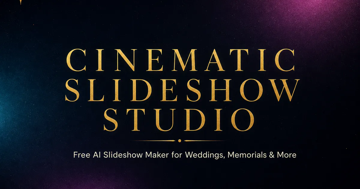 Cinematic Slideshow Studio gallery image