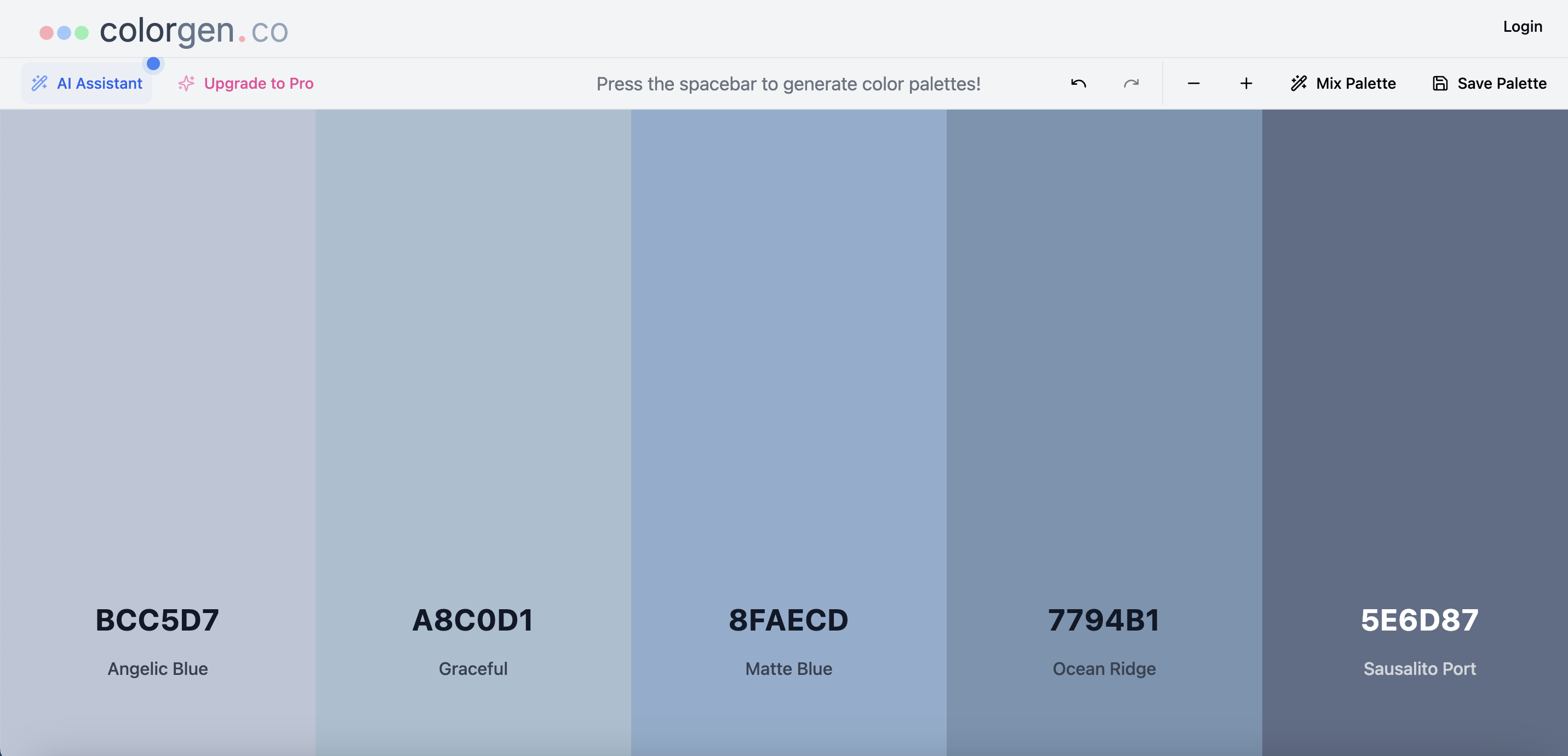 ColorGen.co gallery image