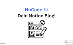 NoCode.fit - German Notion Blog media 1