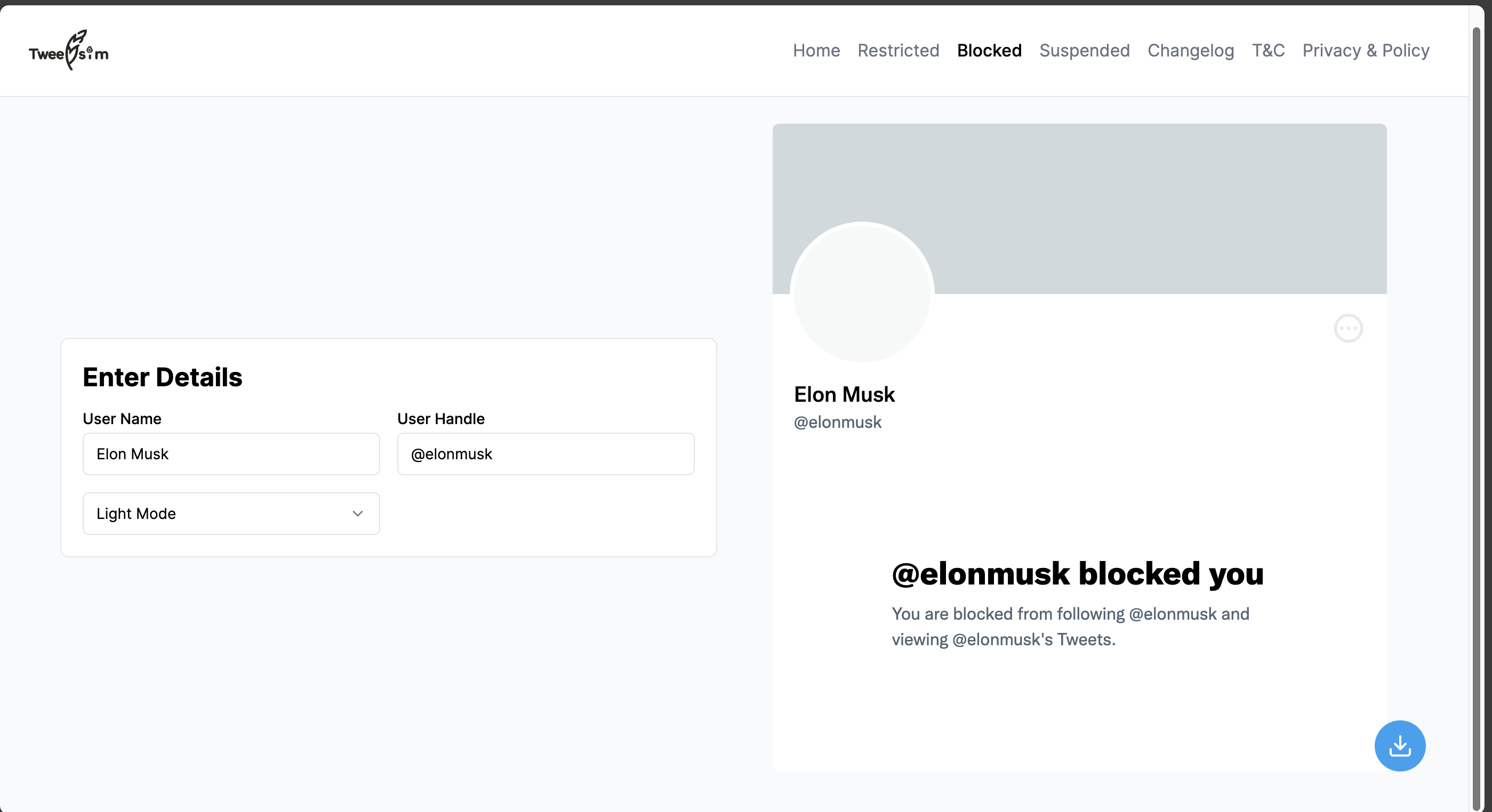 Tweetsim - 数秒で現実的な偽のツイートとスクリーンショットを作成してください!メディア5
